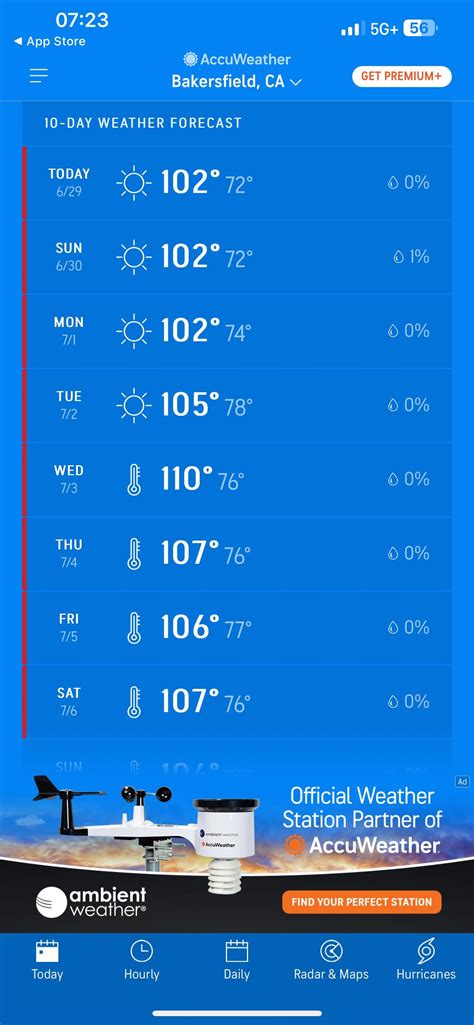 accuweather bakersfield ca